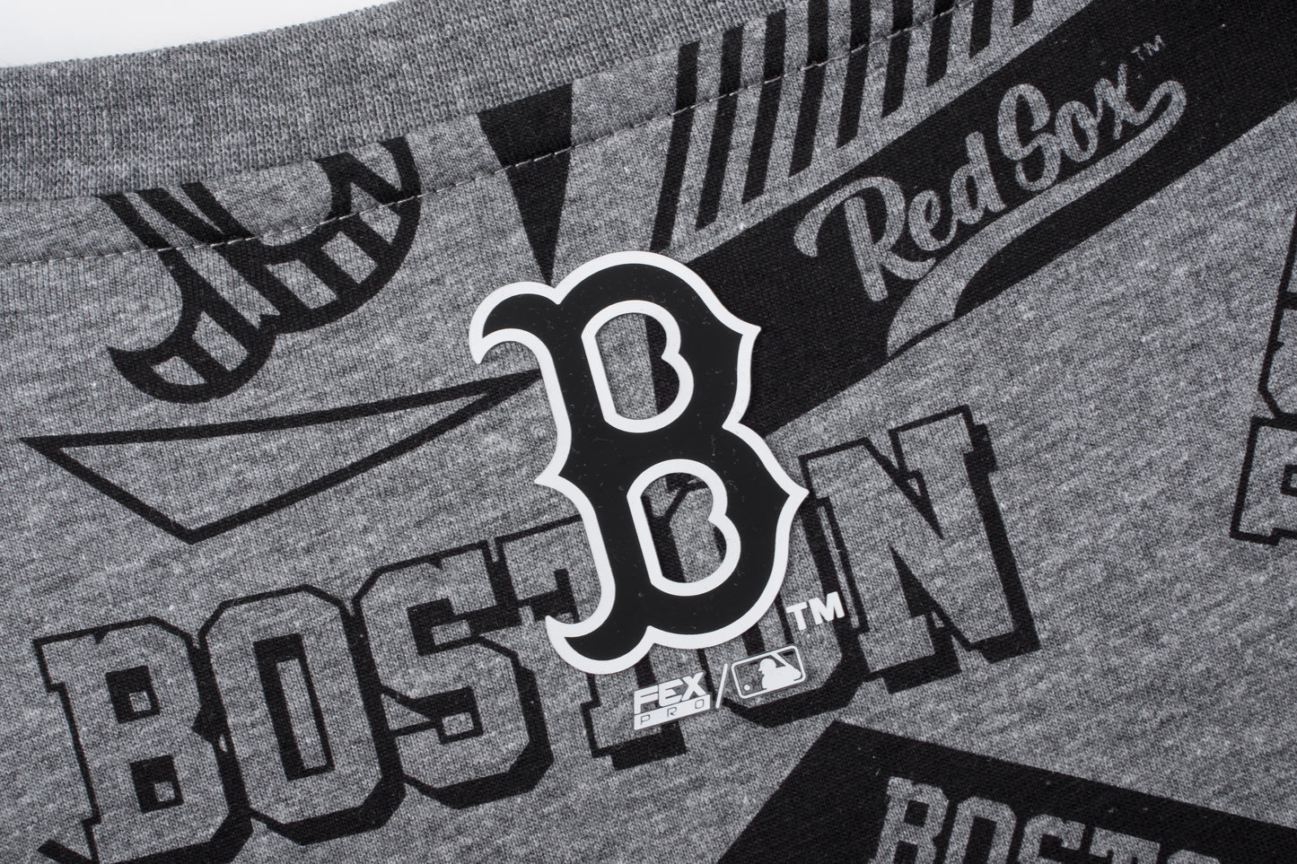 Polera MLB Red Sox Hit Gris