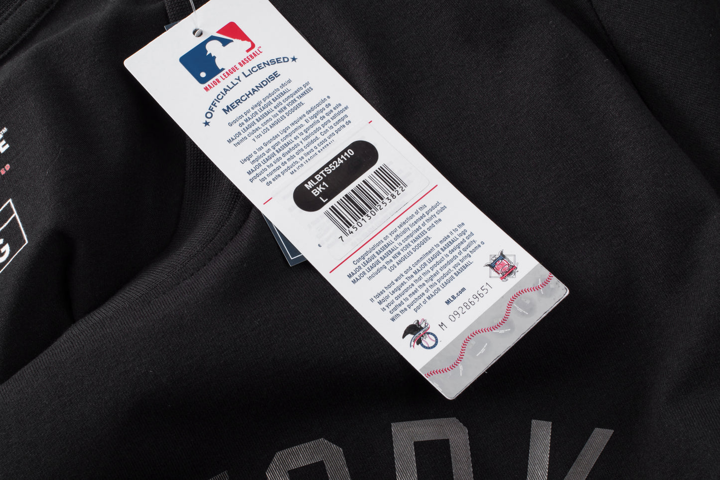 Polera MLB Yankees Backstop Negro