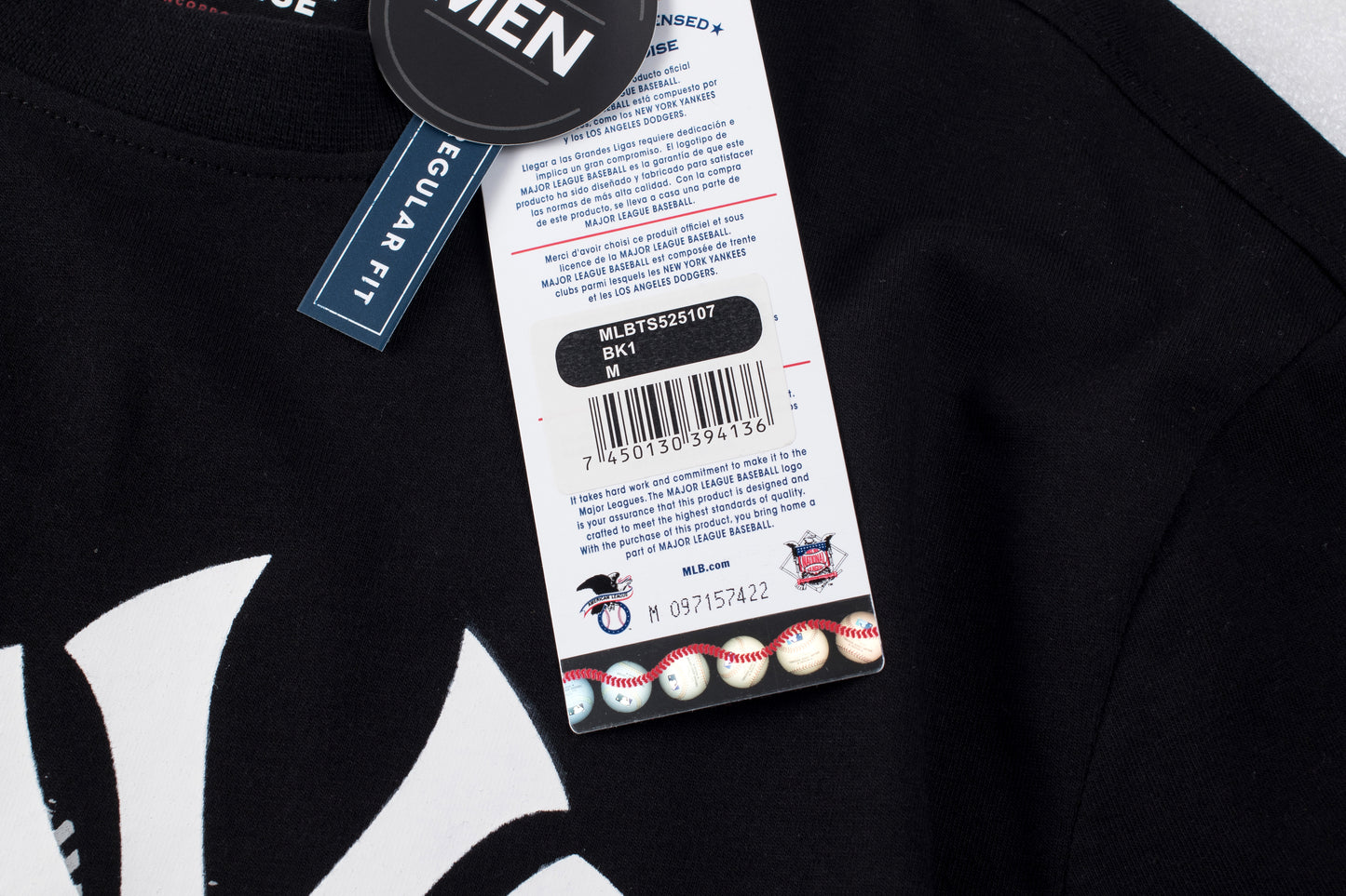 Polera MLB Yankees Print Negro