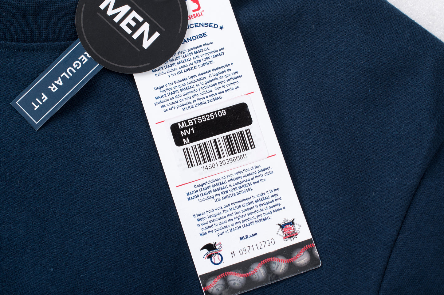 Polera MLB Yankees Back Azul