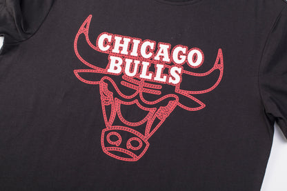 Teen Polera NBA Chicago Bulls Power Negro