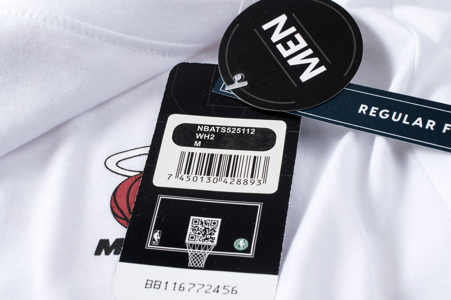 Polera NBA Miami Heat Iron Blanco