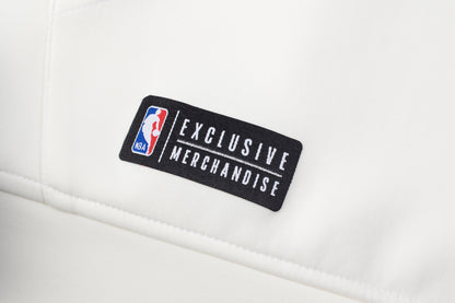 Poleron Hoddie NBA Chicago Bulls Leather Up Blanco
