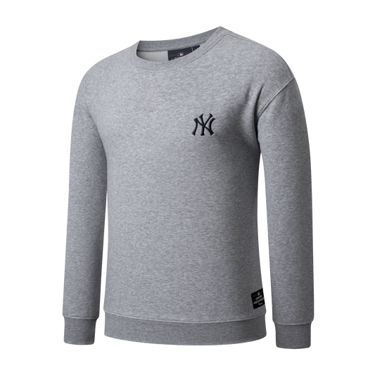 Poleron MLB Yankees Logo Gris