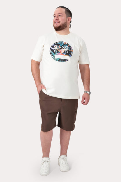 Plus Polera MC Basica Vine Blanco