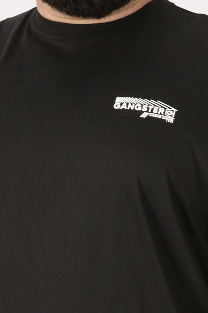 Polera Mc Básica  Zamba Negro  Gangster