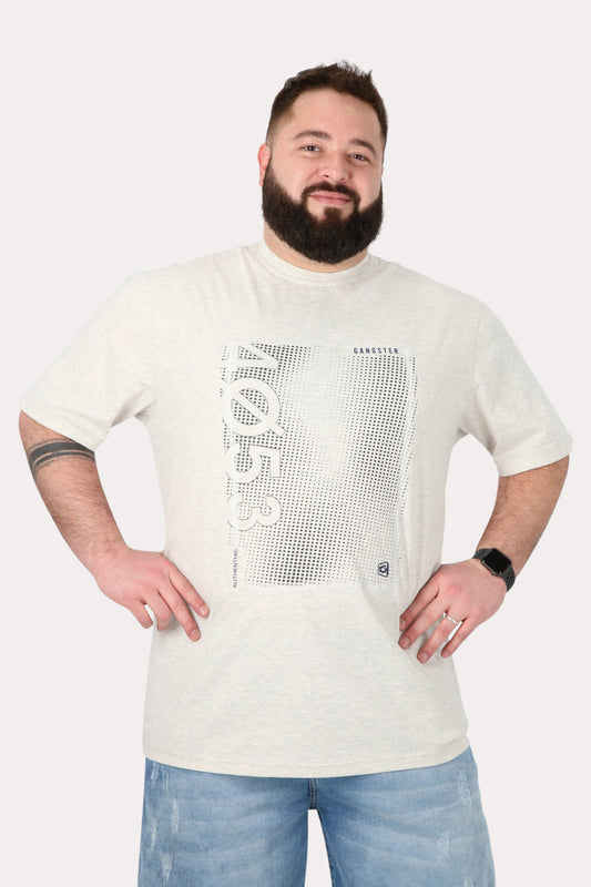 Polera Mc Básica  Taiba Gris Gangster