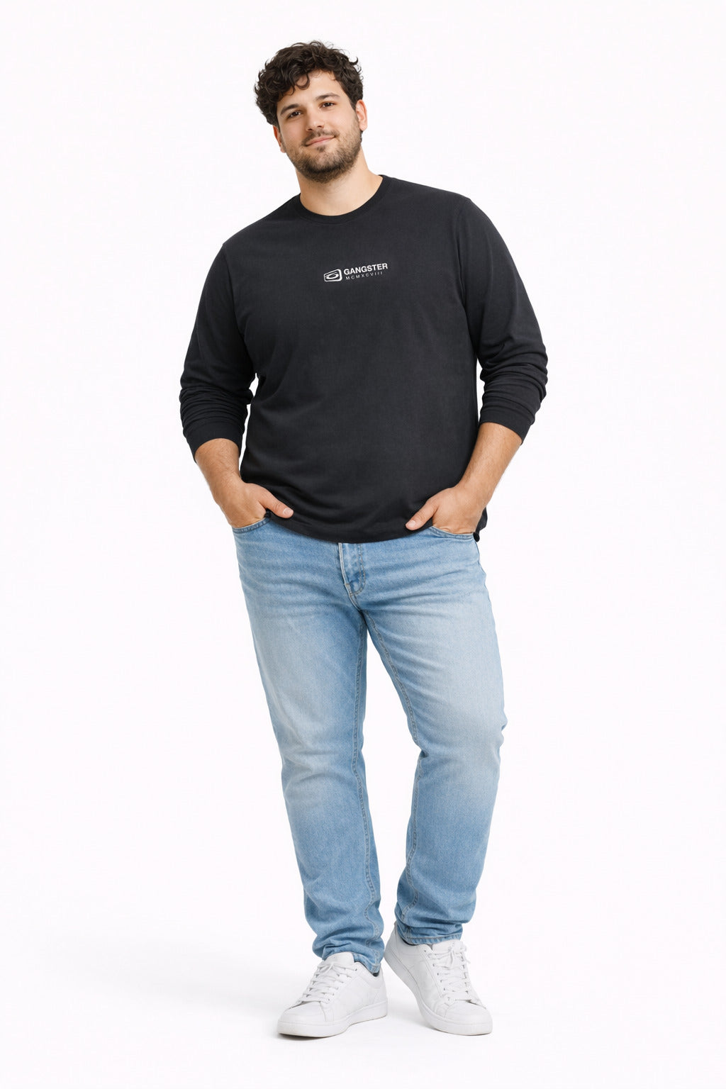 Plus Polera ML Field Negro