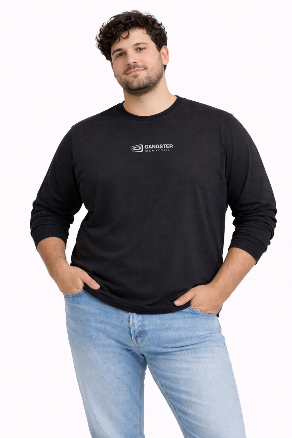 Plus Polera ML Field Negro