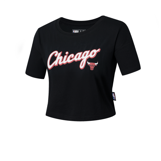 Polera Mc NBA Chicago Bulls Negro