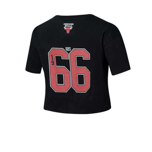 Polera Mc NBA Chicago Bulls Negro
