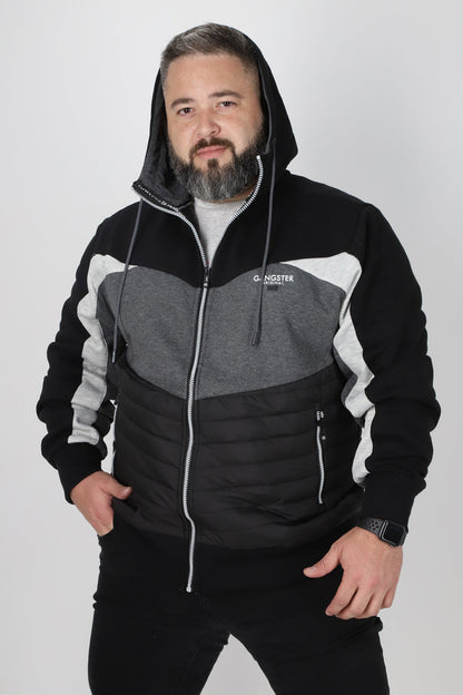 Plus Chaqueta Híbrida Fusion Negro Gangster
