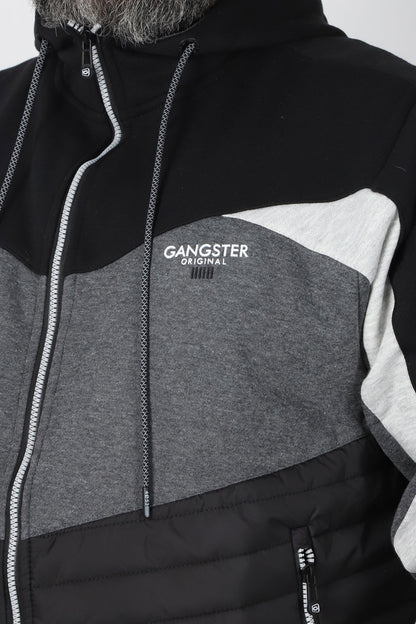 Plus Chaqueta Híbrida Fusion Negro Gangster