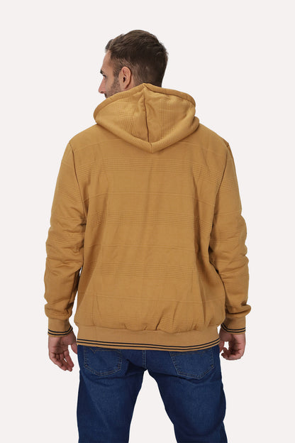 Plus Poleron Full Zipper Jacquard Sherpa Solaris Naranjo Gangster