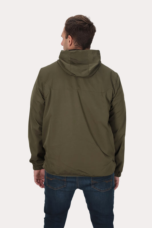 Plus Cortaviento Chill Verde Oliva Oscuro Gangster