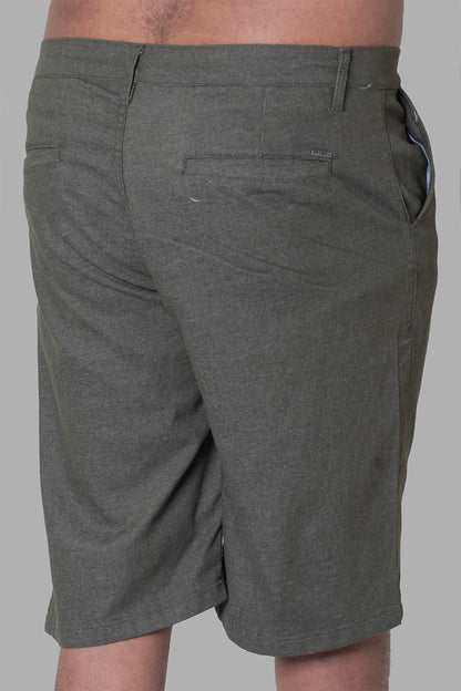 Plus Short Canvas Wide F Gris