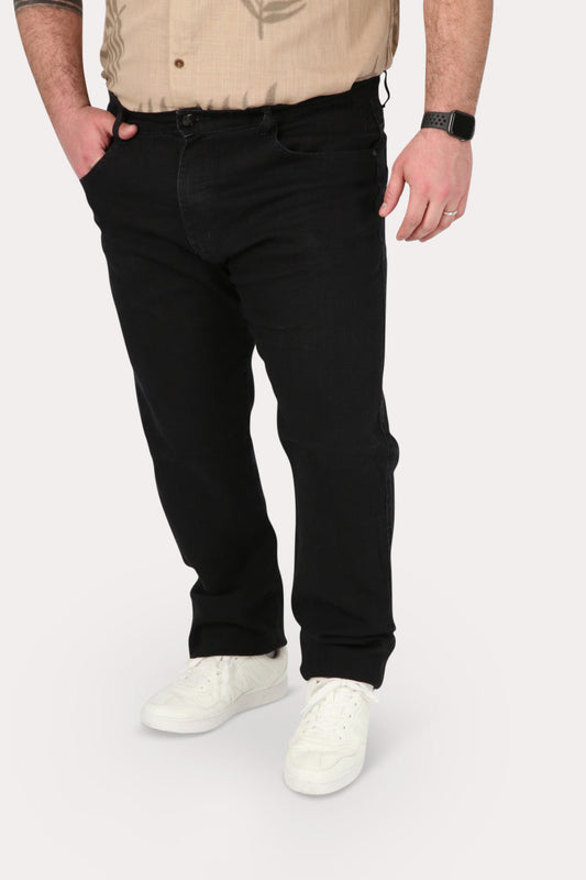 Plus Pantalon Denim 0 Negro  Gangster