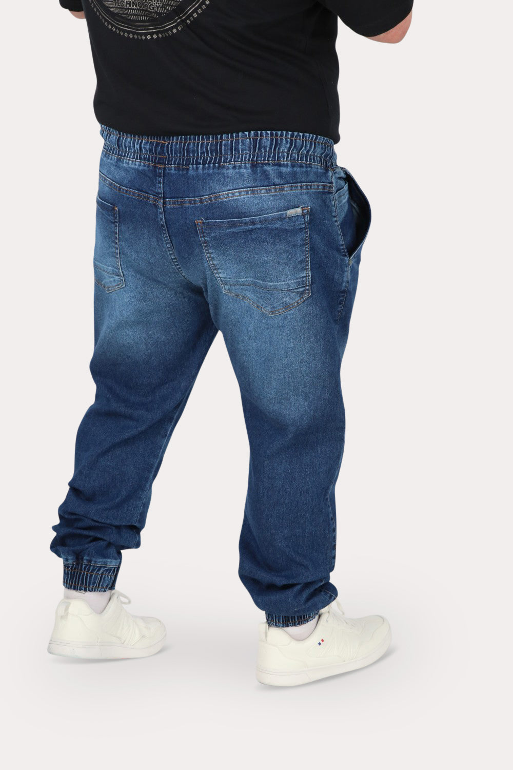 Plus Pantalon Jogger Denim 0 Azul Gangster