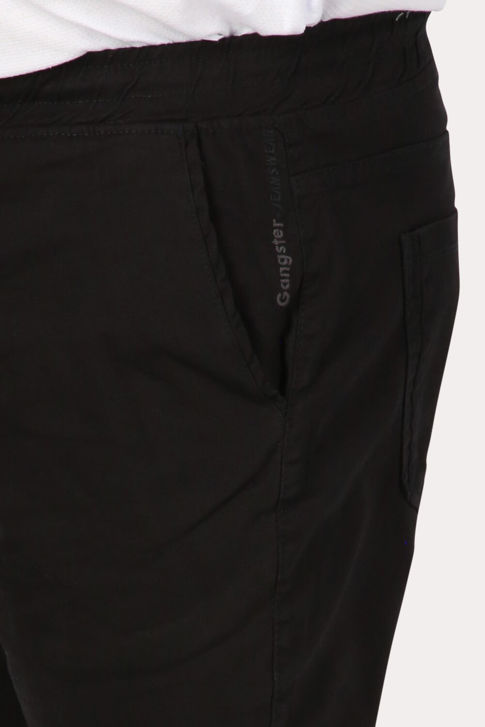 Plus Pantalon Jogger Canvas 0 Negro Gangster