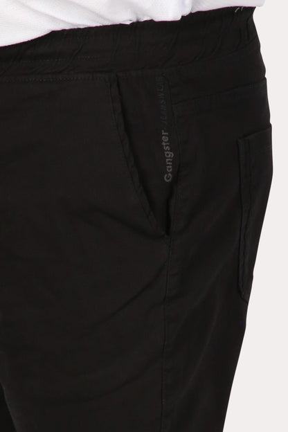 Plus Pantalon Jogger Canvas 0 Negro Gangster