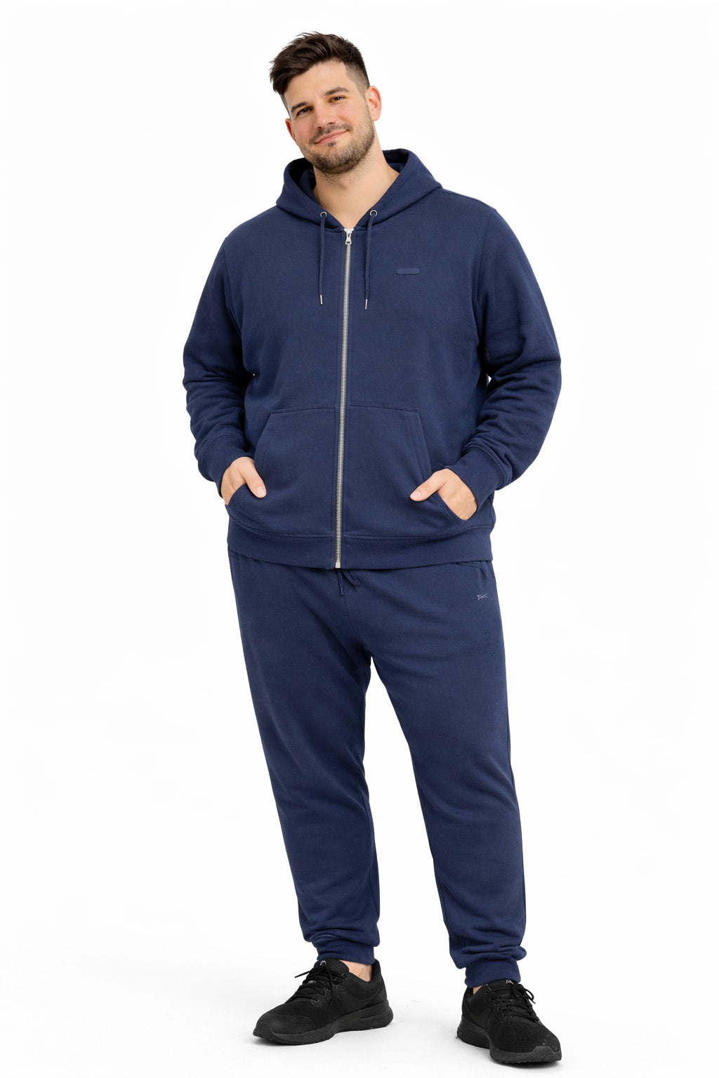 Plus Buzo Jogger Passage Azul Marino