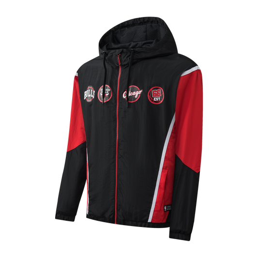 Cortaviento NBA Chicago Bulls Negro