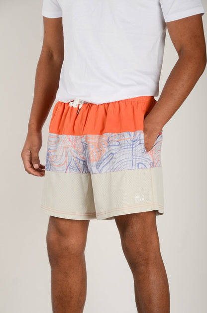 Teen Traje De Baño Orange Glit Naranjo Gangster