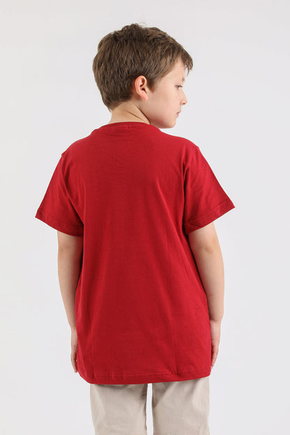 Teen Polera Mc Básica Stridots Rojo Gangster