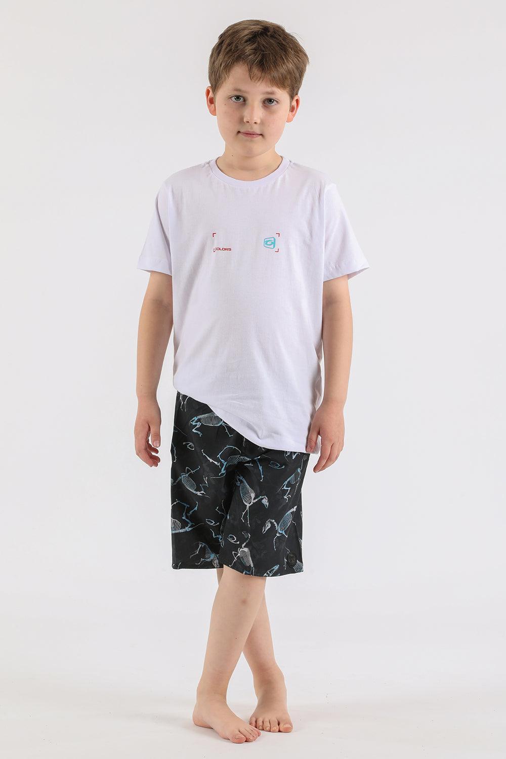 Teen Polera Mc Básica Colors Blanco Gangster - Gangster