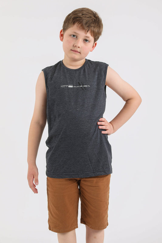 Teen Polera Sm Chapter Gris Gangster