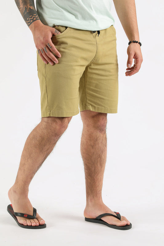 Plus Short Canvas Liso Kaki Gangster