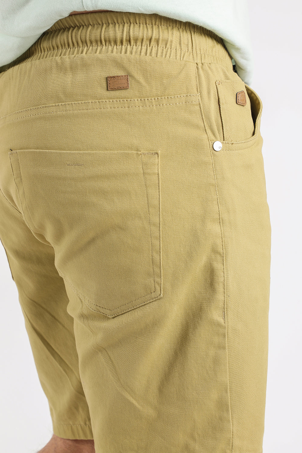 Plus Short Canvas Liso Kaki Gangster