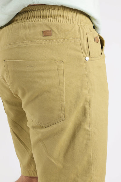 Plus Short Canvas Liso Kaki Gangster