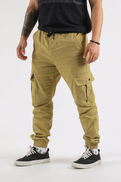 Pantalon Jogger Canvas Parachute Kaki Gangster - Gangster