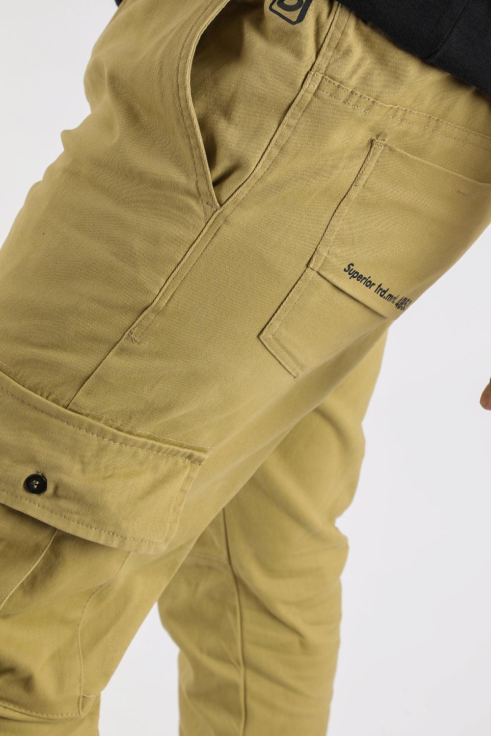 Pantalon Jogger Canvas Parachute Kaki Gangster - Gangster