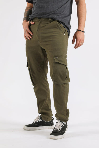 Pantalon Jogger Canvas Tradicional Verde Gangster - Gangster