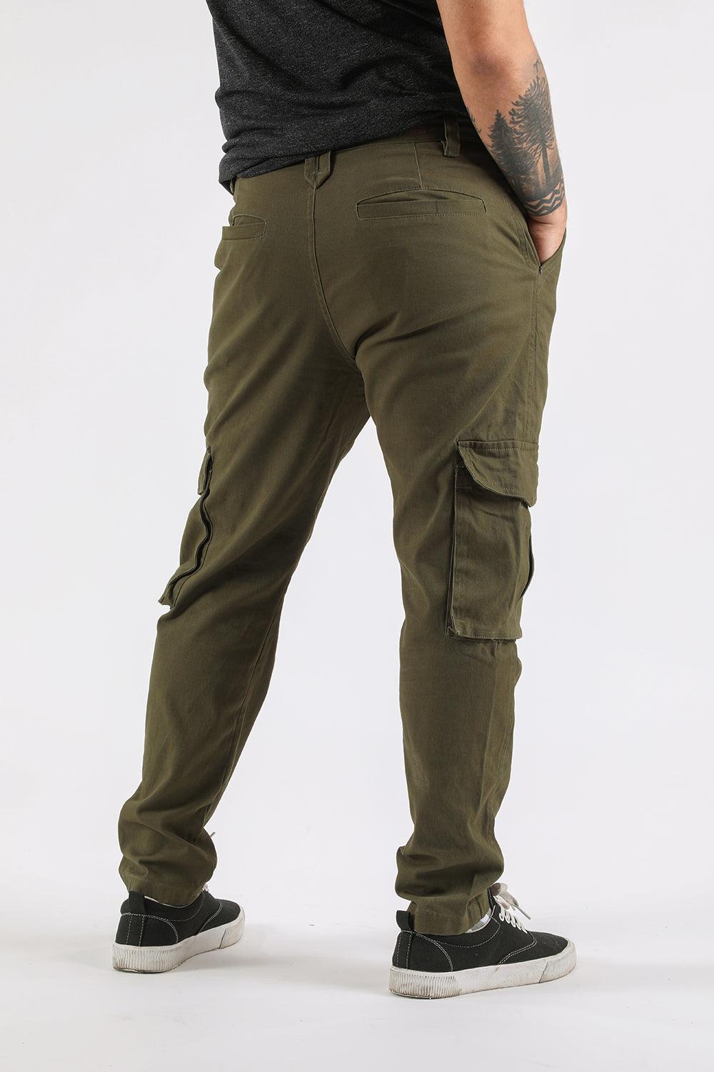 Pantalon Jogger Canvas Tradicional Verde Gangster - Gangster