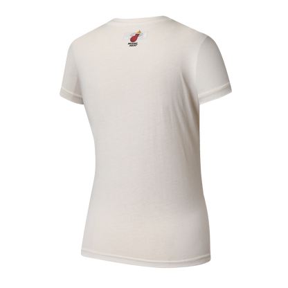 Polera Mc NBA Miami Heat Beige
