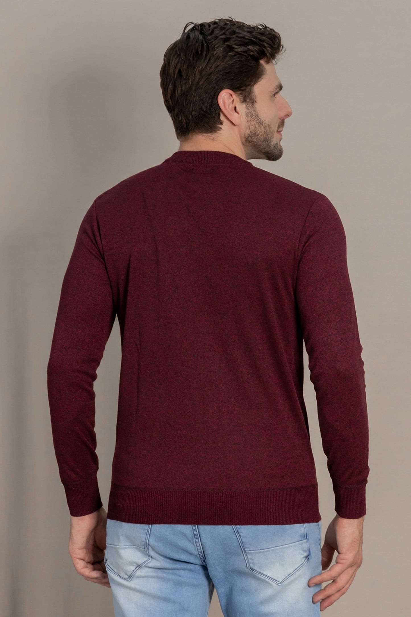 Chaleco  Liviano Plain Burdeo Gangster