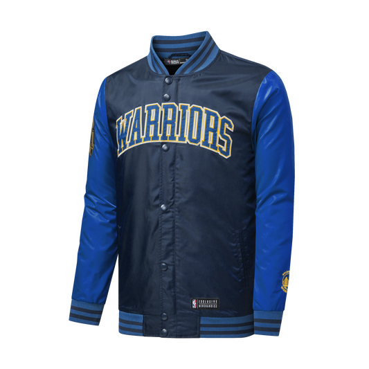 Chaqueta NBA Golden State Azul