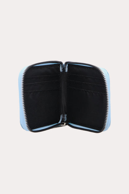Billetera Deluxe Con Cierre Azul Gangster