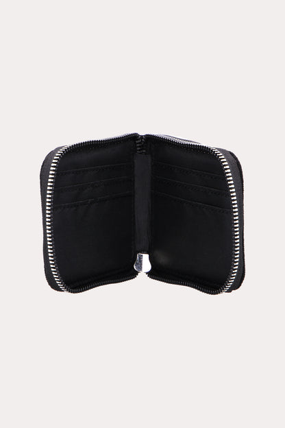 Billetera Deluxe Con Cierre Negro Gangster