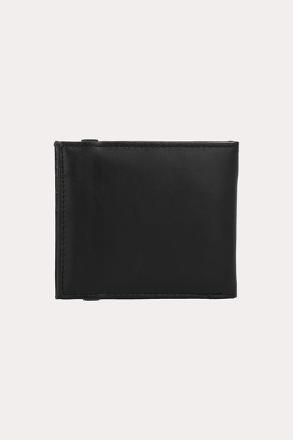 Billetera Deluxe Con Elastico Pu Negro Gangster