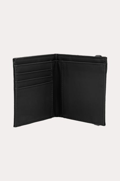 Billetera Deluxe Con Elastico Pu Negro Gangster