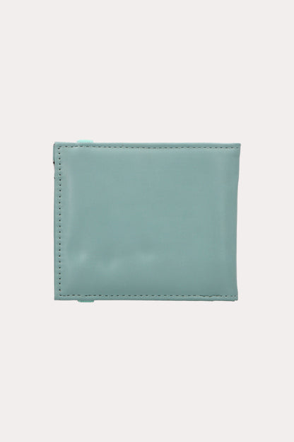 Billetera Deluxe Con Elastico Pu Verde Gangster