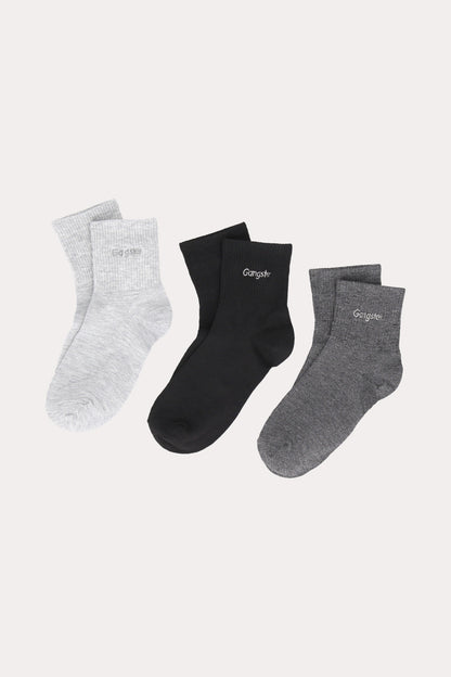 Pack 3 Calcetines Largos Colores Surtidos  Gangster