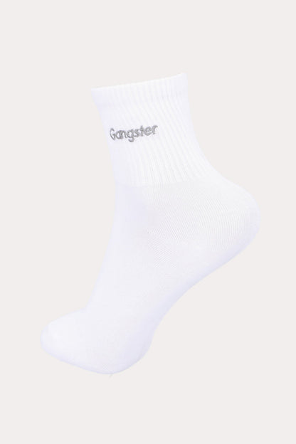 Pack 3 Calcetines Everyday Largos Blanco Gangster