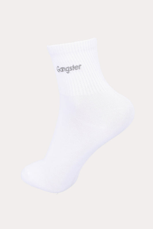 Pack 3 Calcetines Everyday Largos Blanco Gangster