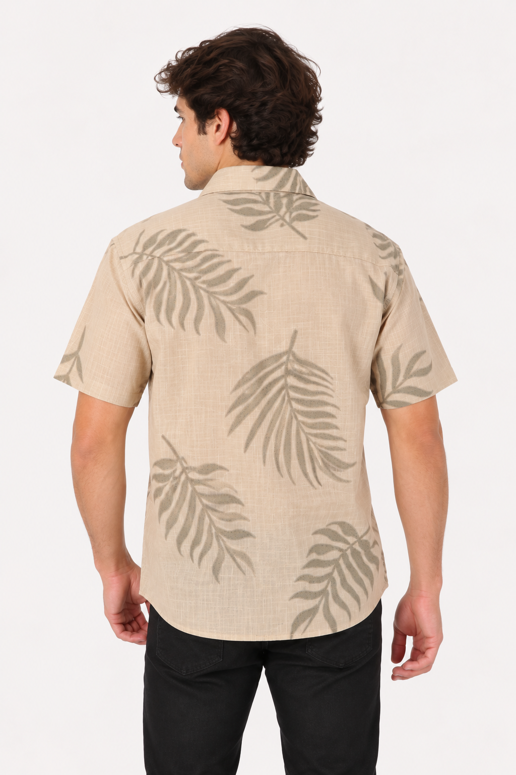 Camisa Mc Algodón Meio Cafe Gangster