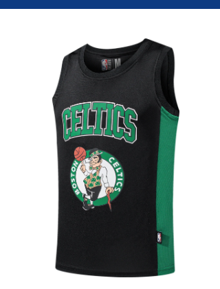 Polera NBA Celtics Hoopspeed Negro